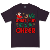 Plum oh what fun it is to cheer Premium Tee - MaliasSmallBusiness