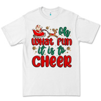 White oh what fun it is to cheer Premium Tee - MaliasSmallBusiness