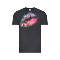 Vintage Black Eared Turquoise Pink Easter Lips Vintage Tee - Bettercallsaul