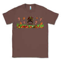 Chestnut christmas mama messy bun Classic Tee - Jasminsmagicworld