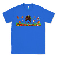 True Royal christmas mama messy bun Classic Tee - Jasminsmagicworld