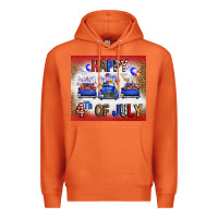 Carrot Western Happy Fourth Of July Premium Hoodie - FaDigitalArtStudio