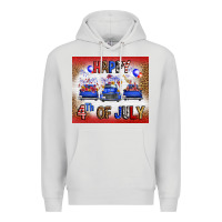 Dove Grey Western Happy Fourth Of July Premium Hoodie - FaDigitalArtStudio