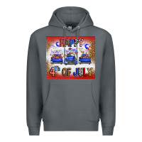 Rock Western Happy Fourth Of July Premium Hoodie - FaDigitalArtStudio