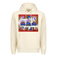 Sandshell Western Happy Fourth Of July Premium Hoodie - FaDigitalArtStudio