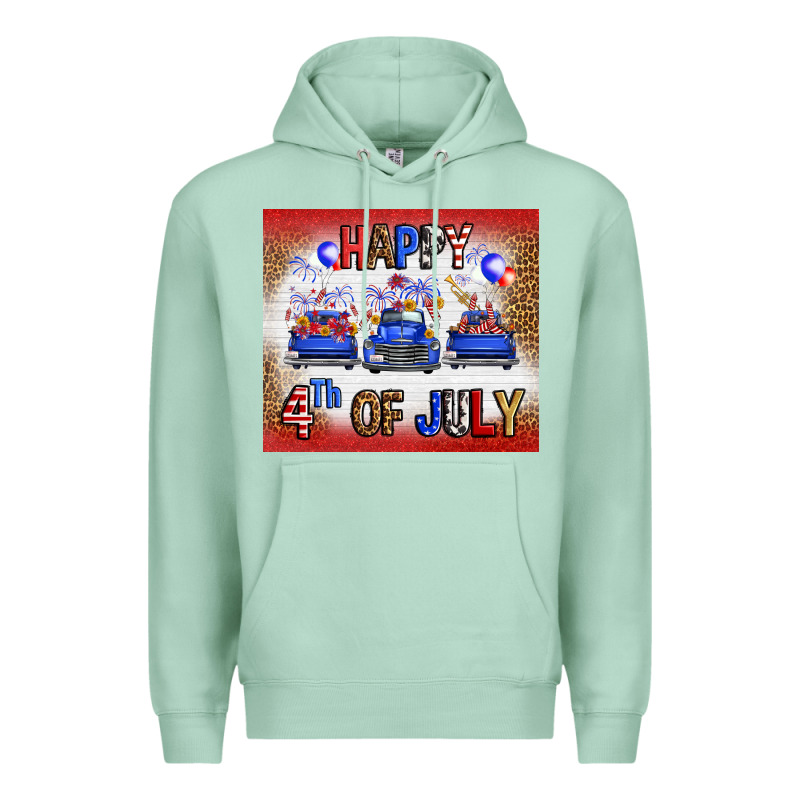 Western Happy Fourth Of July Premium Hoodie by FaDigitalArtStudio | Teevron