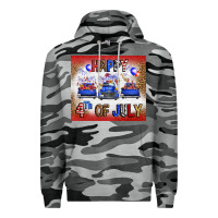 Slate Camo Western Happy Fourth Of July Premium Hoodie - FaDigitalArtStudio