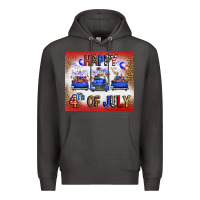 Smoke Western Happy Fourth Of July Premium Hoodie - FaDigitalArtStudio