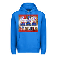 True Royal Western Happy Fourth Of July Premium Hoodie - FaDigitalArtStudio