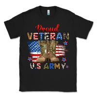 Black proud veteran u.s army Classic Tee - RanaPortraitStore