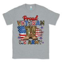 Heather Grey proud veteran u.s army Classic Tee - RanaPortraitStore