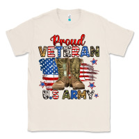 Natural proud veteran u.s army Classic Tee - RanaPortraitStore