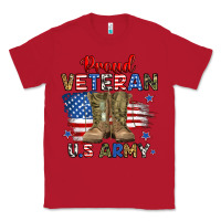 Red proud veteran u.s army Classic Tee - RanaPortraitStore