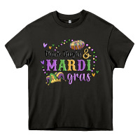 Asphalt thick thighs mardi gras Heavy Core Tee - MaliasSmallBusiness
