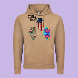 Im In A Fishing State Of Mind Illinois Vintage Hoodie Designed By Bettercallsaul
