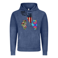 Vintage Denim Im in a Fishing State of Mind Illinois Vintage Hoodie - Bettercallsaul