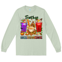 Matcha hallothanksmas teacher Long Sleeve Tee - texasbilliewilder