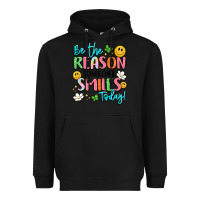 Black be the reason someone smiles today Heavyweight Hoodie - LillyAllenDesigns