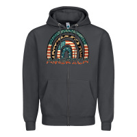 Smoke America rainbow Zipper Hoodie - FaDigitalArtStudio