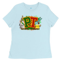 Baby Blue pt physical therapist juneteenth Ladies Tee - NancyCooperArtShop