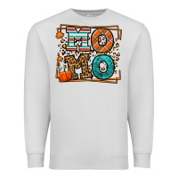 Dove Grey Fall Autumn Leopard Momo Premium Sweatshirt - LillyAllenDesigns