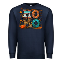 Navy Fall Autumn Leopard Momo Premium Sweatshirt - LillyAllenDesigns