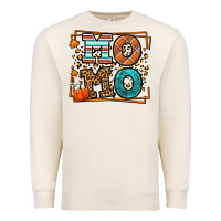 Sandshell Fall Autumn Leopard Momo Premium Sweatshirt - LillyAllenDesigns