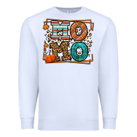 White Fall Autumn Leopard Momo Premium Sweatshirt - LillyAllenDesigns