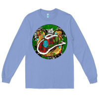 Colony Blue Cowboy Christmas Long Sleeve Tee - RanaPortraitStore