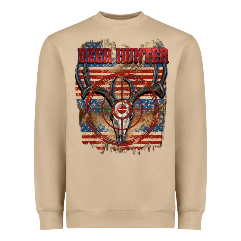 Deer Hunter Heavyweight Sweatshirt by CowGirlArtShop | Teevron