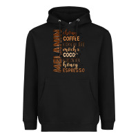 Black melanin shades of brown Heavyweight Hoodie - LillyAllenDesigns