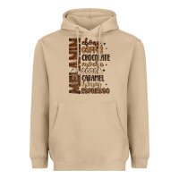 Mushroom melanin shades of brown Heavyweight Hoodie - LillyAllenDesigns