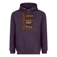 Plum melanin shades of brown Heavyweight Hoodie - LillyAllenDesigns
