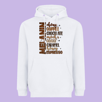 Melanin Shades Of Brown Heavyweight Hoodie Designed By Lillyallendesigns