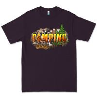 Plum camping Premium Tee - NancyCooperArtShop