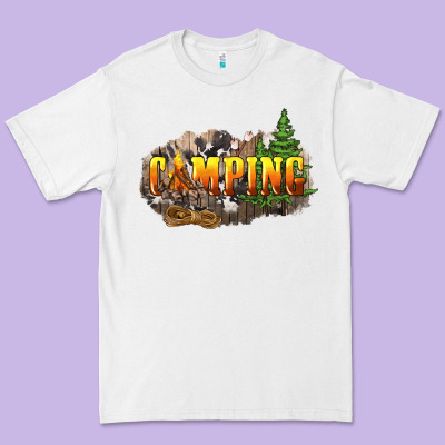 Camping Premium Tee Designed By Nancycooperartshop