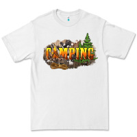 White camping Premium Tee - NancyCooperArtShop