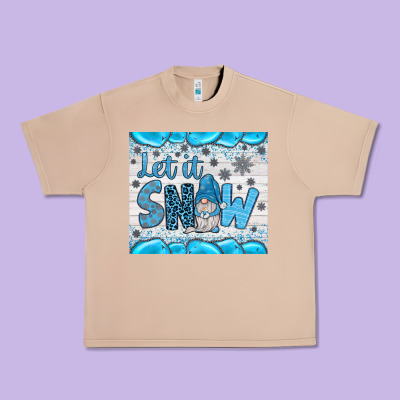 Let It Snow Urban Heavy Tee Designed By Jahusdesignshop