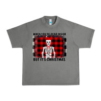 Tornado When You re Dead Inside But It Christmas Skeleton Urban Heavy Tee - Bettercallsaul