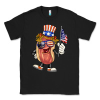 Black 4th of july hot dog Classic Tee - BarkalooDesign