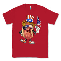 Red 4th of july hot dog Classic Tee - BarkalooDesign