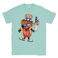 Seafoam 4th of july hot dog Classic Tee - BarkalooDesign