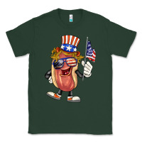 Sports Green 4th of july hot dog Classic Tee - BarkalooDesign