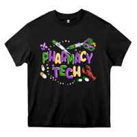 Black pharmacy tech Heavy Core Tee - MaliasSmallBusiness