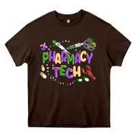 Chocolate Brown pharmacy tech Heavy Core Tee - MaliasSmallBusiness
