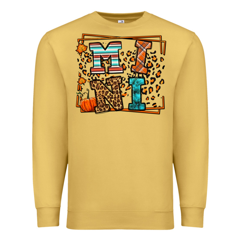 Fall Autumn Leopard Mini Premium Sweatshirt by LillyAllenDesigns | Teevron
