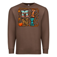 Chestnut Fall Autumn Leopard Mini Premium Sweatshirt - LillyAllenDesigns