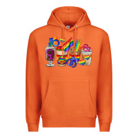 Carrot lgbt coffee cups Premium Hoodie - FaDigitalArtStudio