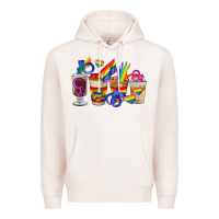 Pale Pink lgbt coffee cups Premium Hoodie - FaDigitalArtStudio