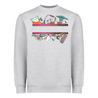 Heather Grey custom name nurse Heavyweight Sweatshirt - CowGirlArtShop